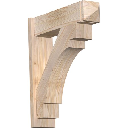 Ekena Millwork Merced Smooth Arts and Crafts Outlooker, Douglas Fir, 7 1/2"W x 28"D x 32"H OUT08X28X32MRC03SDF